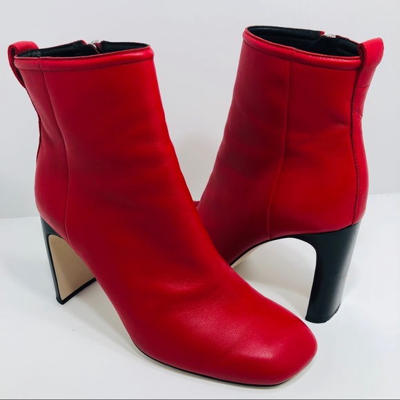 rag and bone red booties